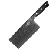 Full Moon Damascus Steel Meat Cutter Kitchen Knife