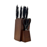 Kitchen Knife Set 7 Piece With Wooden Block Holder