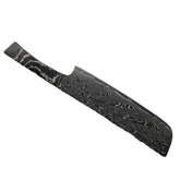 Damascus Steel Kitchen Knife Blank Black Blade Sharp