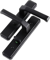 Doorlock Keyless 110 Hole Single Tongue Handle Black