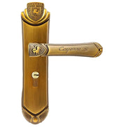 Door Handles Yellow Bronze Modern Lever Latch Security