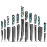 67 Layer Damascus Steel Kitchen Knife Set