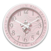 3D Lily Pink Korean Style Clock