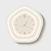 Cream Modern Minimalist Wall Clock