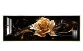 Modern Rose Abstract Horizontal Wall Painting