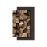 3D Geometric Sandstone Modern Wall Painting