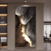Modern Luxury Abstract Entrance Wall Painting