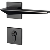 Indoor Silent Zinc Alloy Handle Lock Golden Bedroom Door