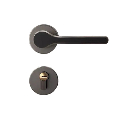 Modern Bedroom Silent Magnetic Door Lock Handle