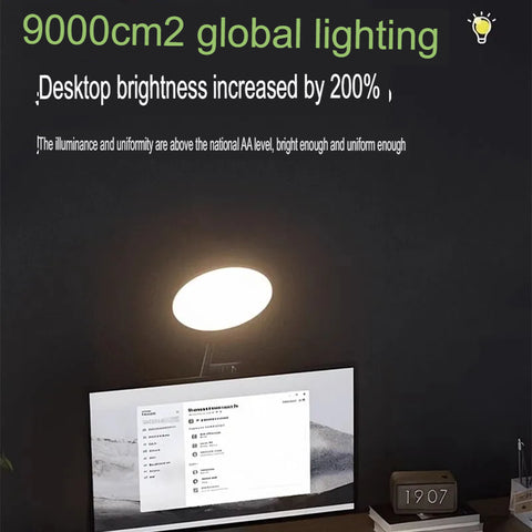 Clip On Desk Lamp Eye Protection Study Reading Work
