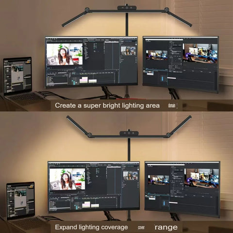 LED Desk Lamp Adjustable Clip On Study Light Eye Care