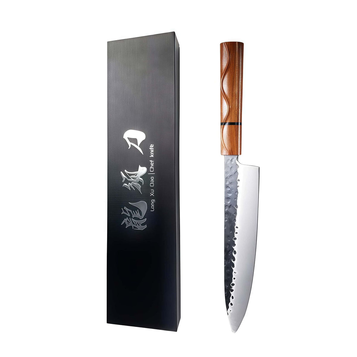 Kitchen Knife With Solid Wood Handle For Home Cooking
