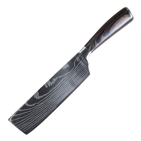 Professional Damascus Steel Kitchen Knife Set