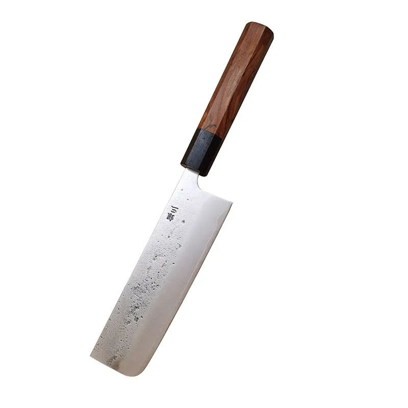 Seven Inch Kitchen Knife Wood Handle Meat Cleaver