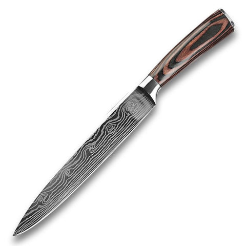 Professional Damascus Steel Kitchen Knife Set