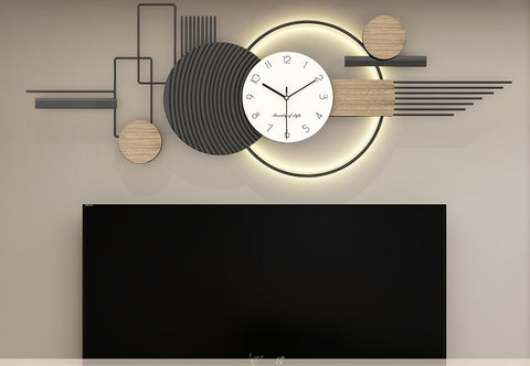 Modern Geometric 3D Wall Clock
