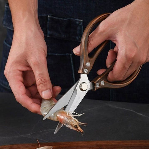 Premium Kitchen Knife Set Seven Piece Wood Handle