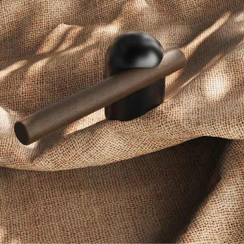 Chinese Door Lock Indoor Bedroom Split Wooden Bronze