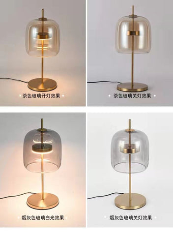 Nordic Glass Table Lamp Modern Minimalist Luxury