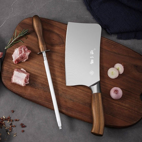 Premium Kitchen Knife Set Seven Piece Wood Handle