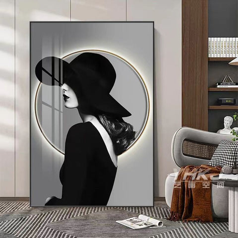 Modern Minimalist Matte Paper Wall Art