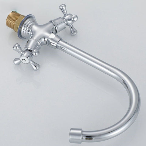 Copper Double Handle Kitchen Faucet