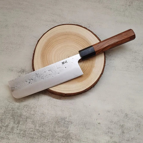 Seven Inch Kitchen Knife Wood Handle Meat Cleaver