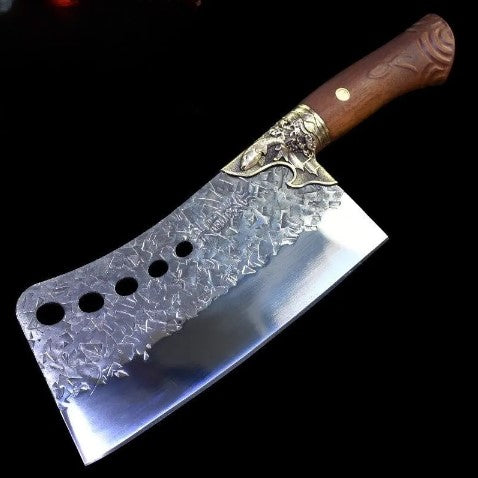 Hand Forged Kitchen Cleaver Sharp Slicing Chef Knife