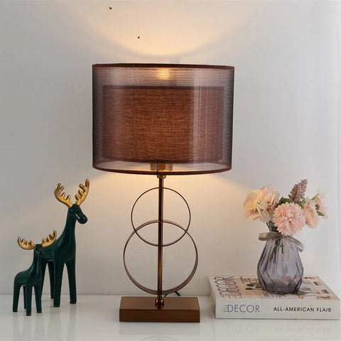 Nordic Modern Bedside Table Lamp Warm Luxury Light