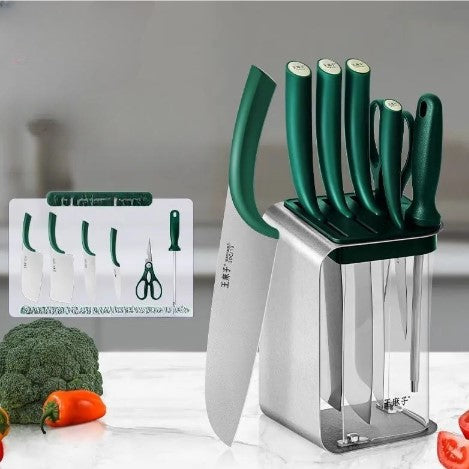 Complete Kitchen Knife Set Sharp Slicing Cutting Tools