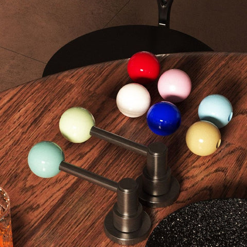 Interior Door Knob Lock Retro Bedroom Silent Handle