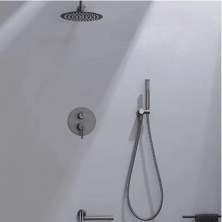 Simple Round PPR Hot Melt Shower Head