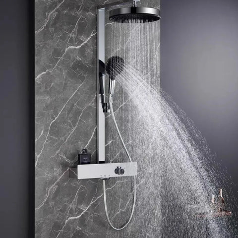 All Copper Shower Head Set Pressurized Shower System