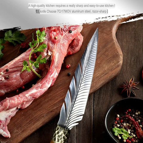 Handmade Kitchen Knife Forged Sharp Deboning Meat