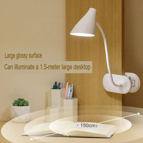 Rechargeable Clip On LED Desk Lamp Eye Protection Study
