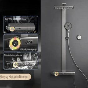 Smart Bluetooth Speaker Shower System With Remote Control