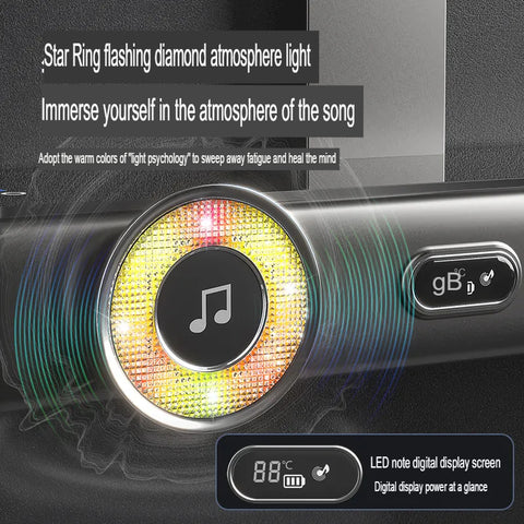 Smart Bluetooth Speaker Shower System With Remote Control