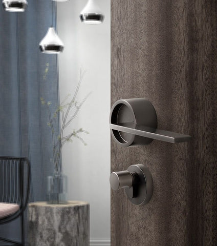 Bedroom Door Lock Magnetic Silent Indoor Simple Solid Wood Handle