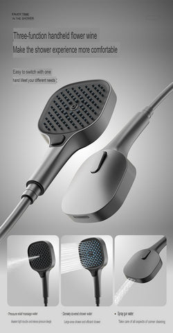 Thermostatic Copper Shower Set Digital Storage