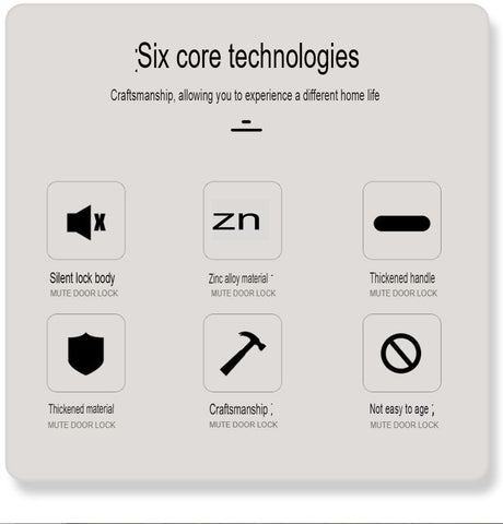 Door Handles Yellow Bronze Modern Lever Latch Security