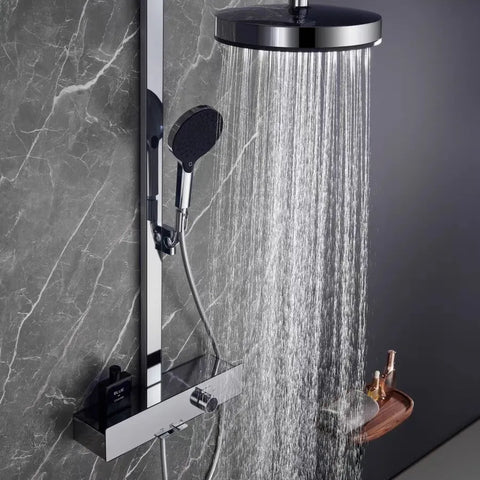 All Copper Shower Head Set Pressurized Shower System
