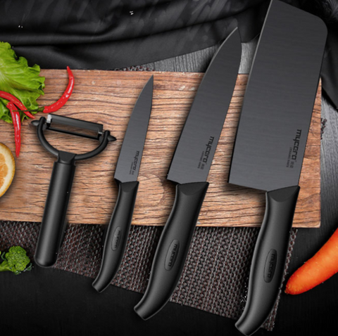 Ceramic Knife Set 5 Piece Kitchen Cutlery Holder