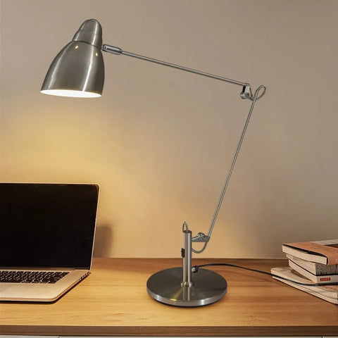 Metal Folding Desk Lamp Long Arm Office Study Eye Care