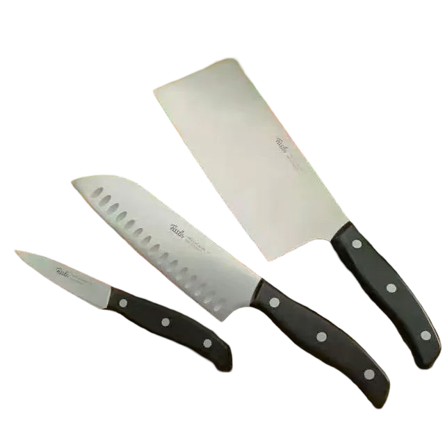Sharp Stainless Steel Kitchen Knife 3 Piece Set