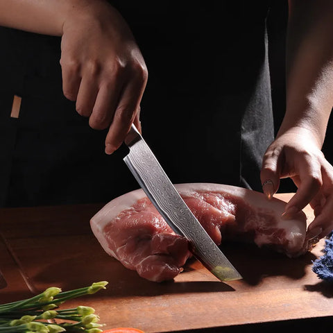 Damascus Steel Chef Knife Professional Kitchen Tool