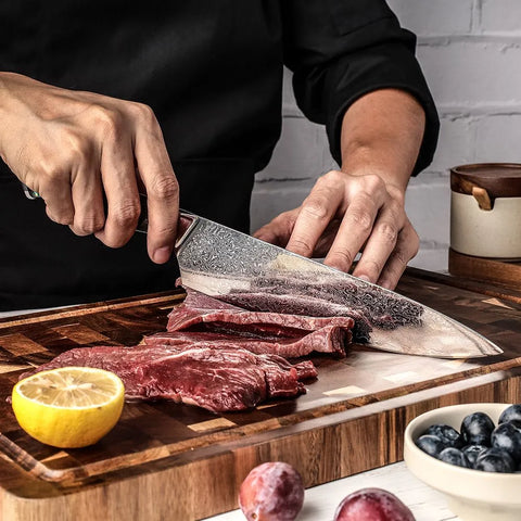 67 Layer Damascus Steel Kitchen Knife Set