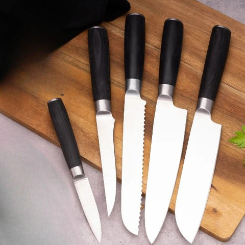 Kitchen Knife Set 5 Piece Chef Bread Boning Fruit