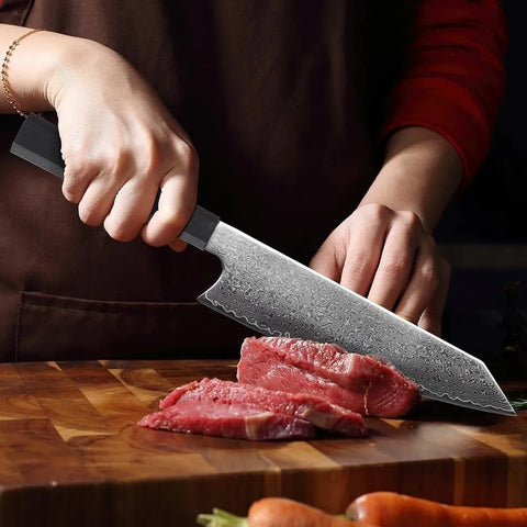 Professional Damascus Steel Chef Knife For Home Cooking