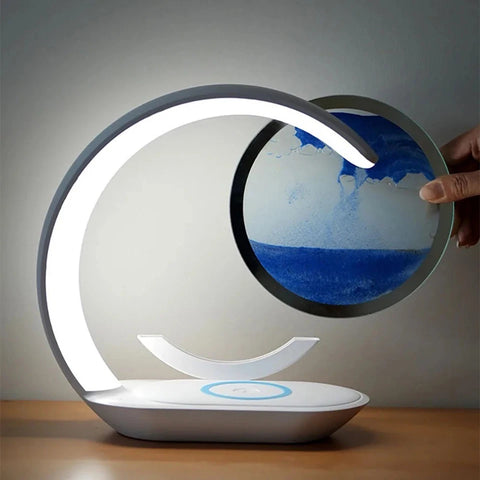 Flowing Sand Art Wireless Charging Night Light