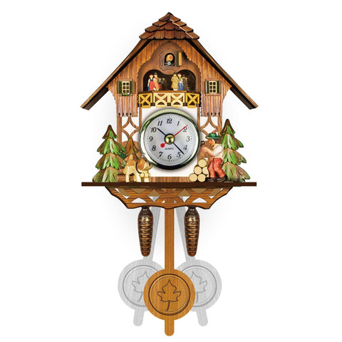 Vintage European Wooden Cuckoo Clock